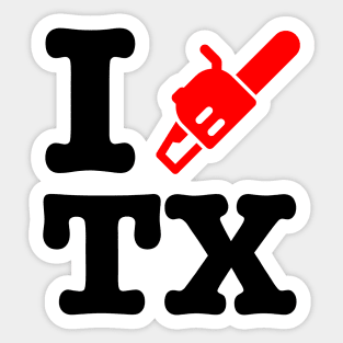 I Chainsaw Texas Sticker